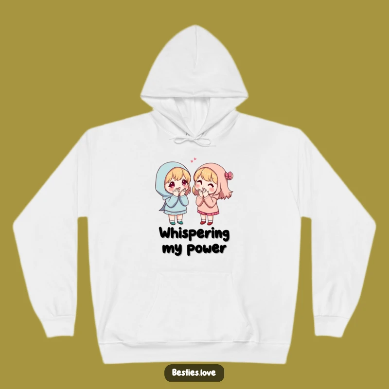 Funny Secret Sharing Friends Hoodie - Cozy Confidentiality Gift