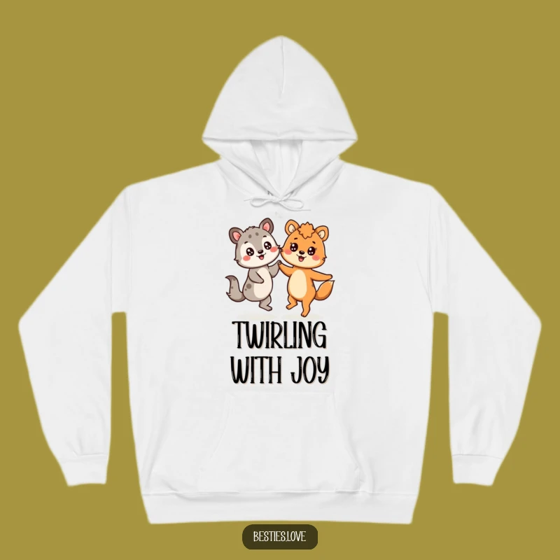 Cozy Funny Dancing Animals Hoodie - Warm Cheerful Gift