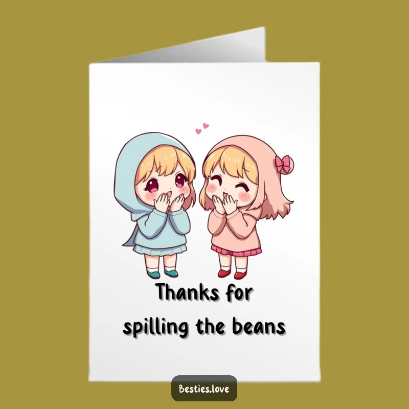 Free Printable Funny Thank You Card: Secret Appreciation Downloadable