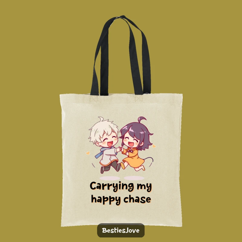 Funny Tote Bag: Chase & Giggle - Your Go-To Funny Gift for Everyday Fun!