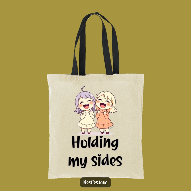 Funny Friends Laughing Tote Bag: Carry Your Humor, Stylish Gift
